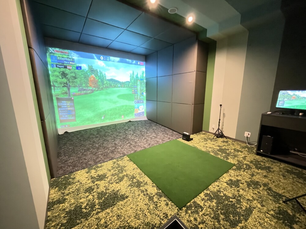 某マンション インドアゴルフ設置工事