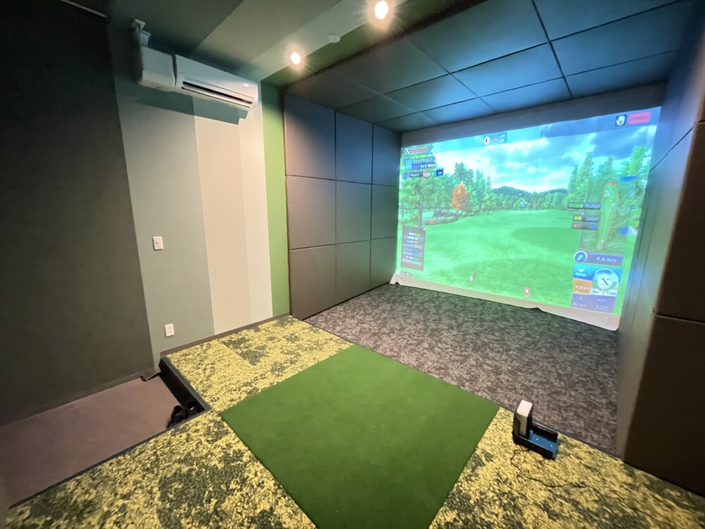 某マンション インドアゴルフ設置工事