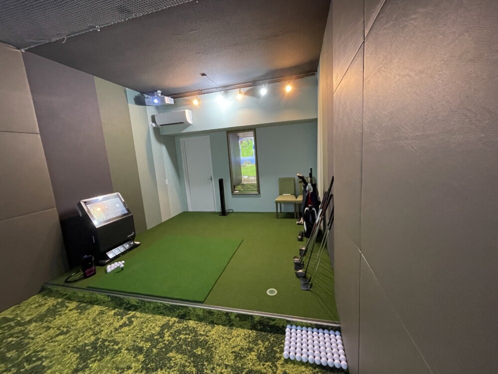 某マンション インドアゴルフ設置工事